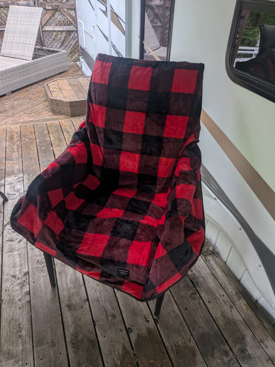 Customer photo review of The Chair Blanket