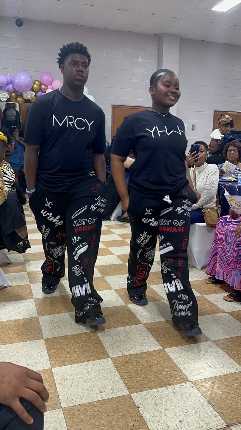 Customer photo review of Written In Grace Sweats
