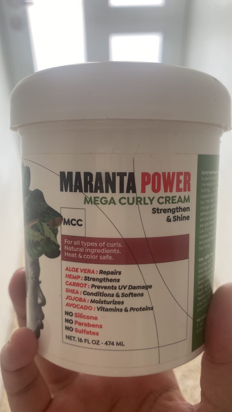 Customer photo review of Mega Curly Cream