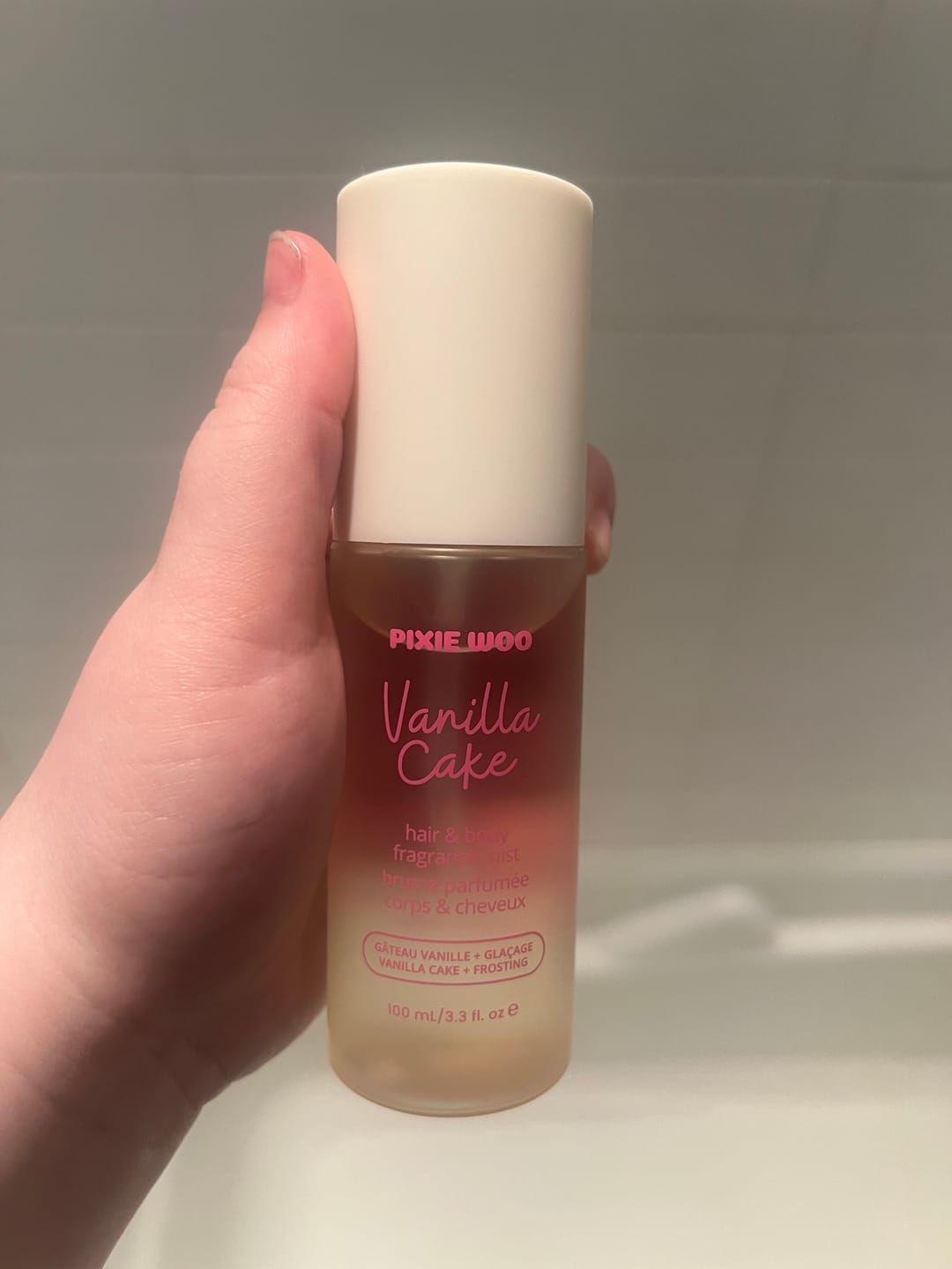 Customer photo review of Hair & Body Mist - Vanilla Cake Edition