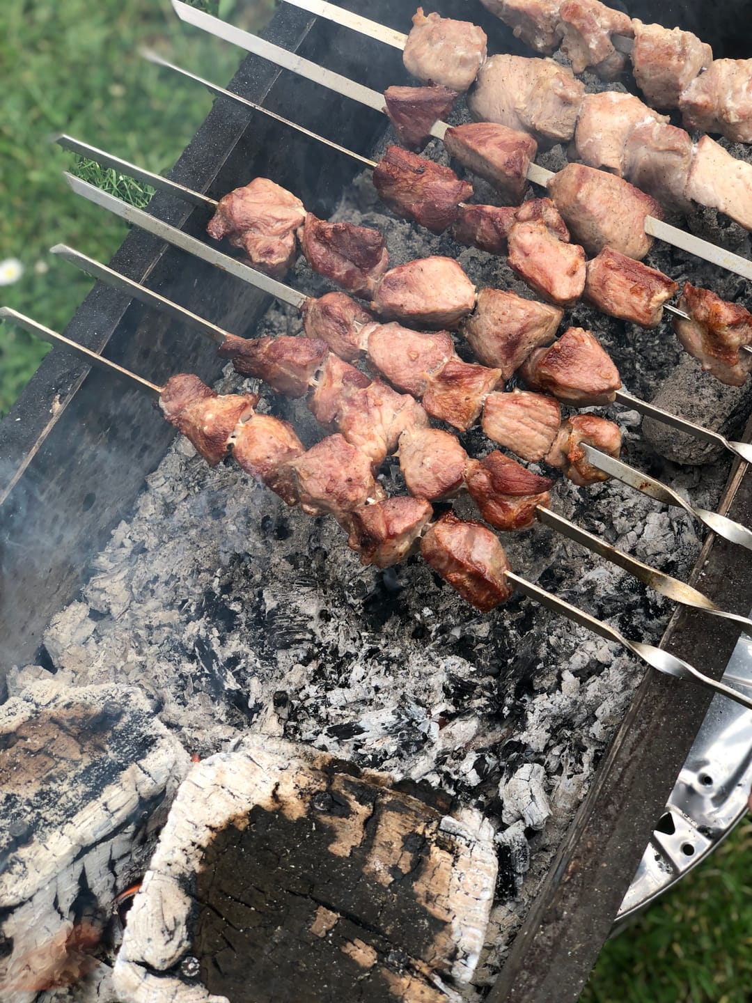 Customer photo review of Schweine-Schaschlik Original - Mayonnaise Zwiebel Kräuter Marinade | mySchaschlik