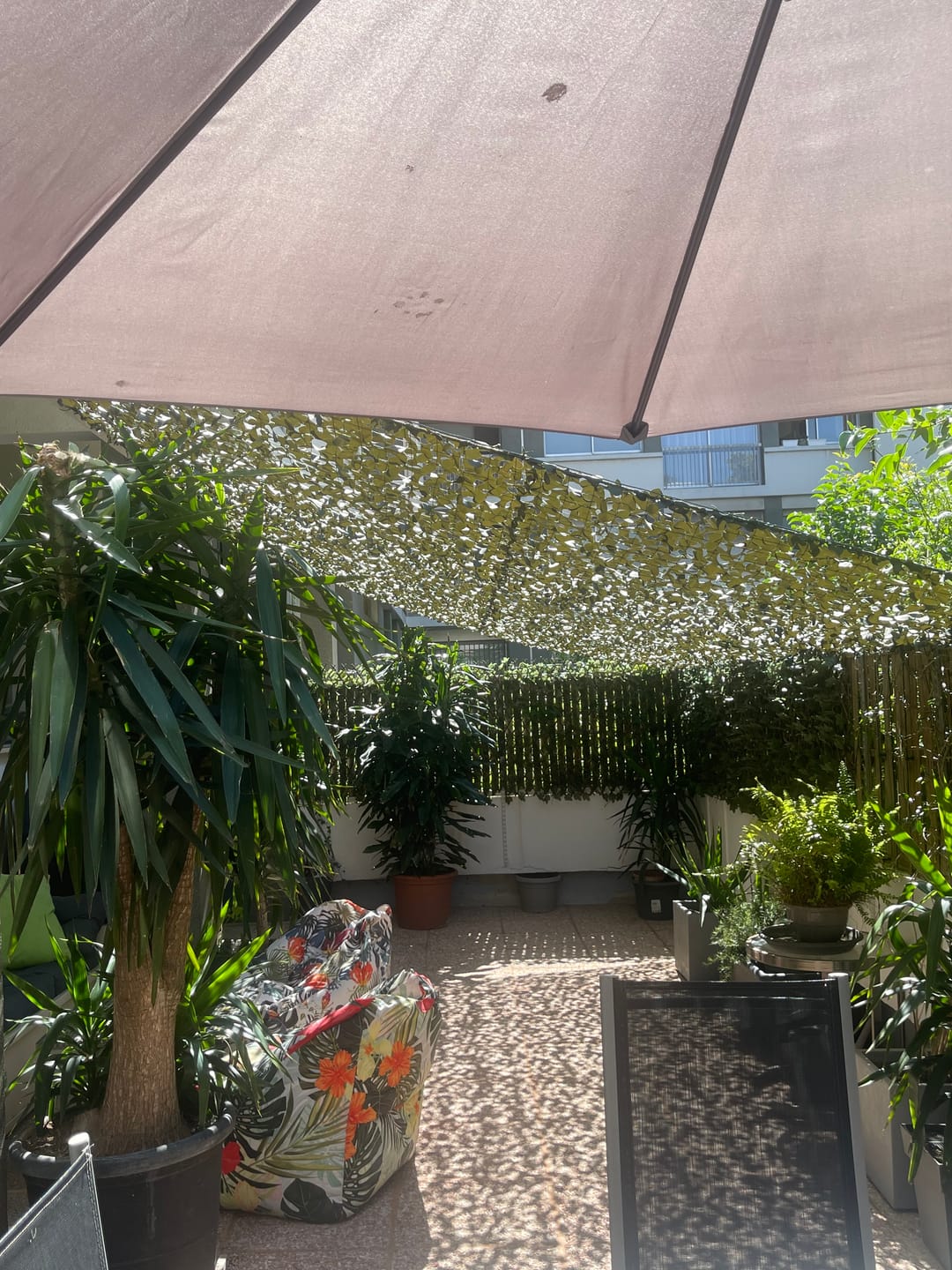 Customer photo review of Filet de camouflage renforcé vert