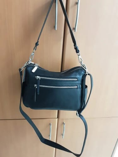 Customer photo review of Zency Leather Handbag — Premium Women's Shoulder Bag