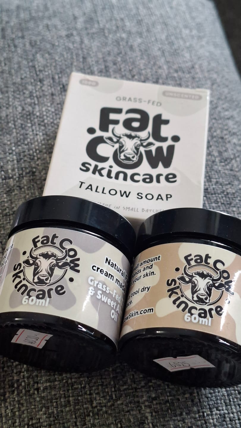 Customer photo review of Small Starter Kit | Grass-Fed Face Cream, Balm and Soap
