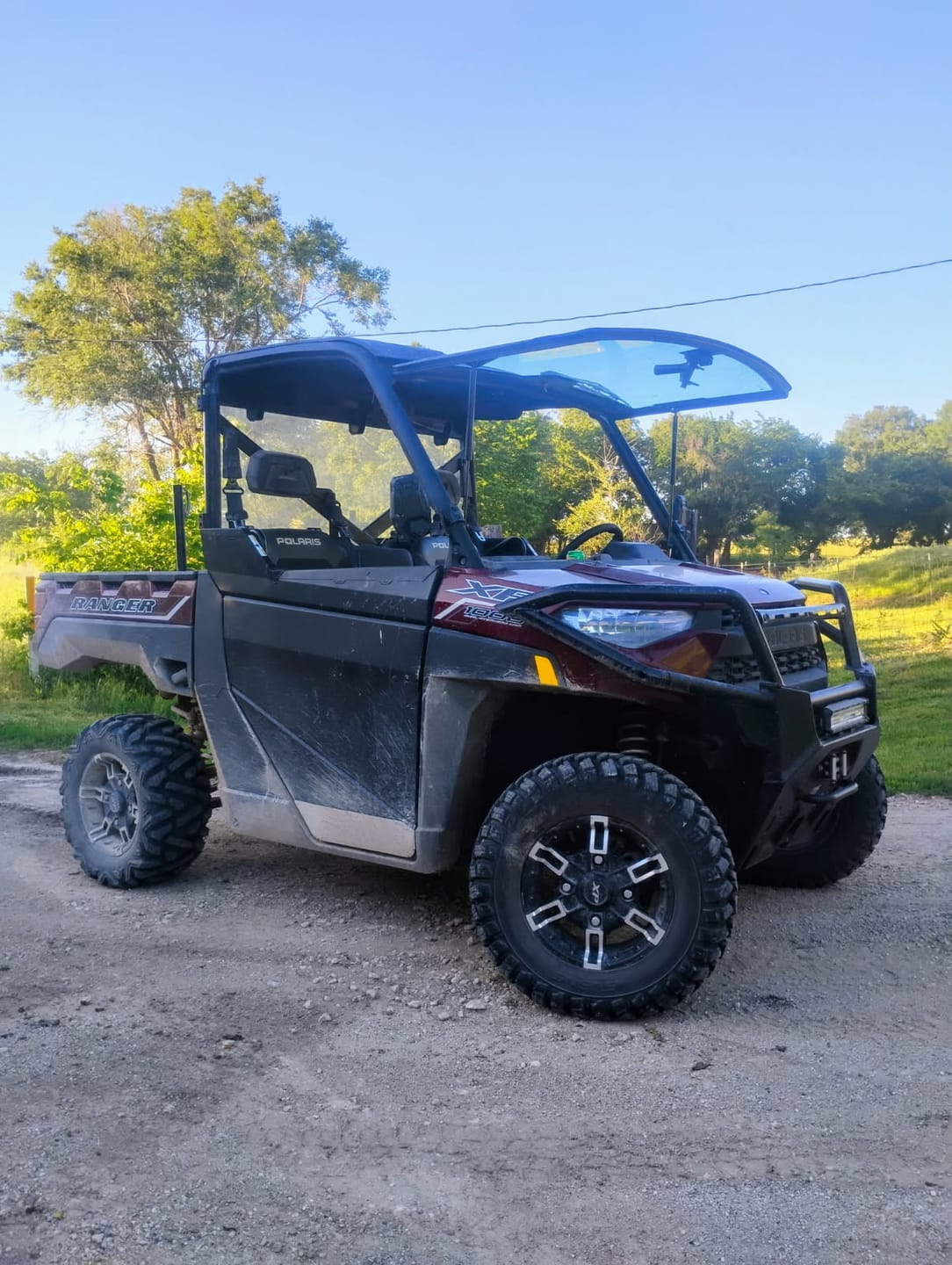 Customer photo review of Glass Tip-Out Windshield