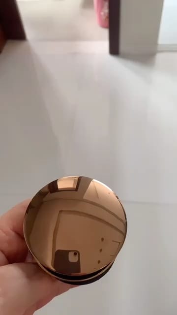 Customer photo review of Válvula Click Pia Banheiro Lavabo P/ Cuba Pia Rose Gold de 4cm