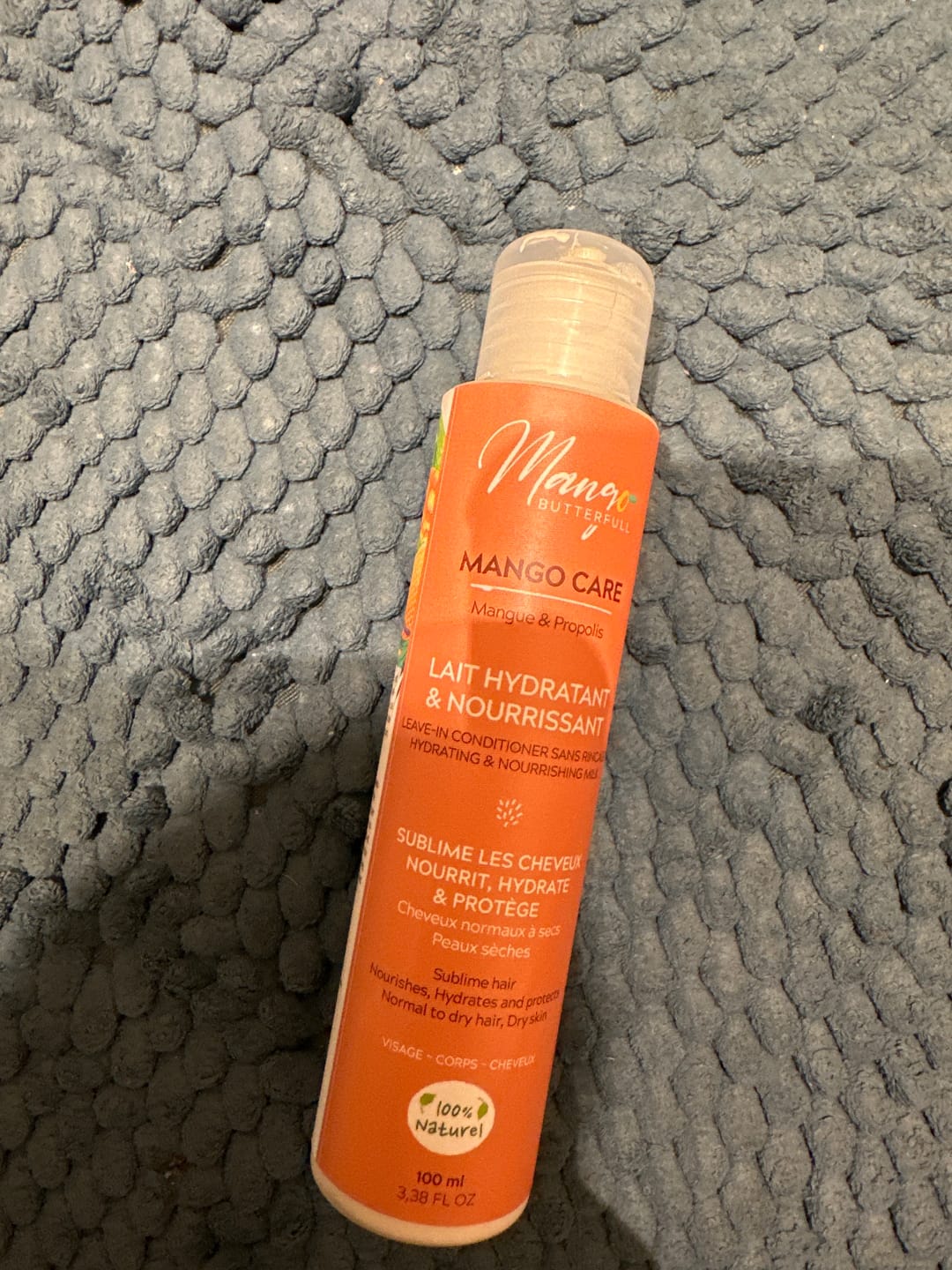 Customer photo review of Lait hydratant et nourrissant - CARE