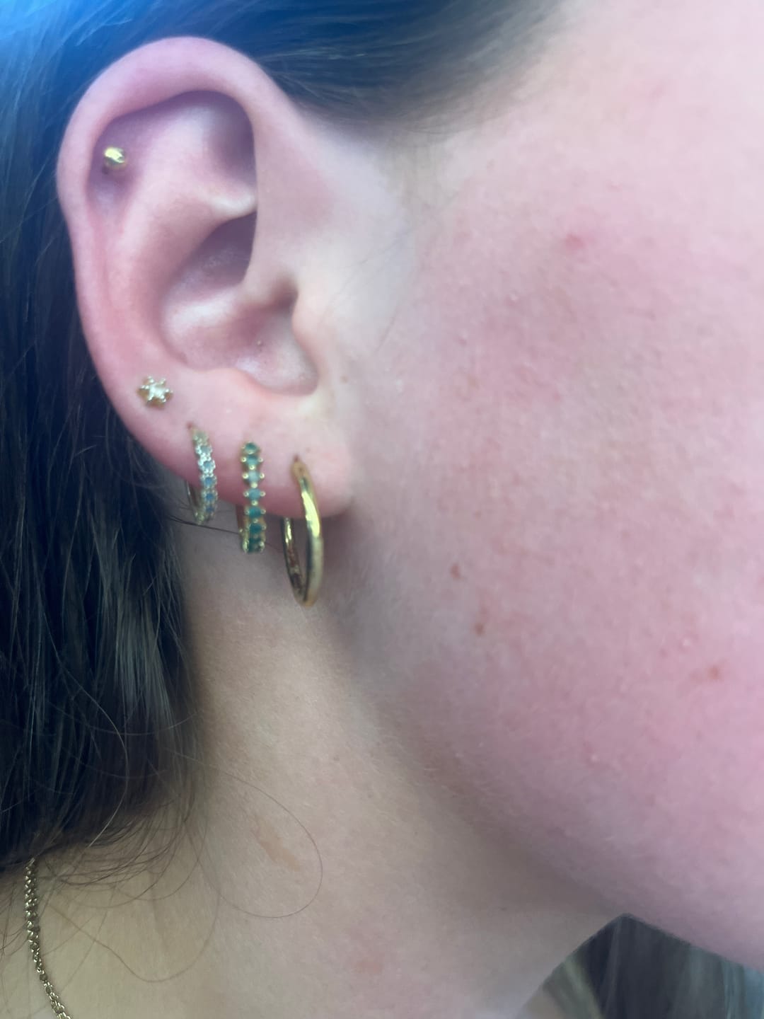 Customer photo review of Essential Earrings Small
