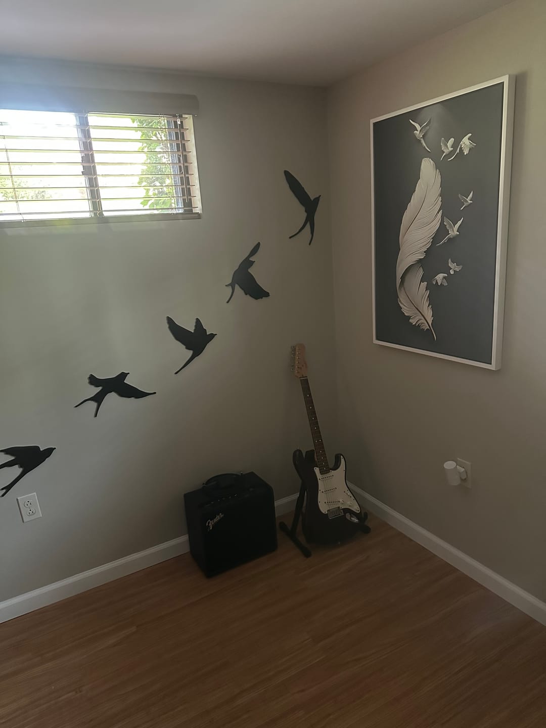 Customer photo review of Birds Wall Art