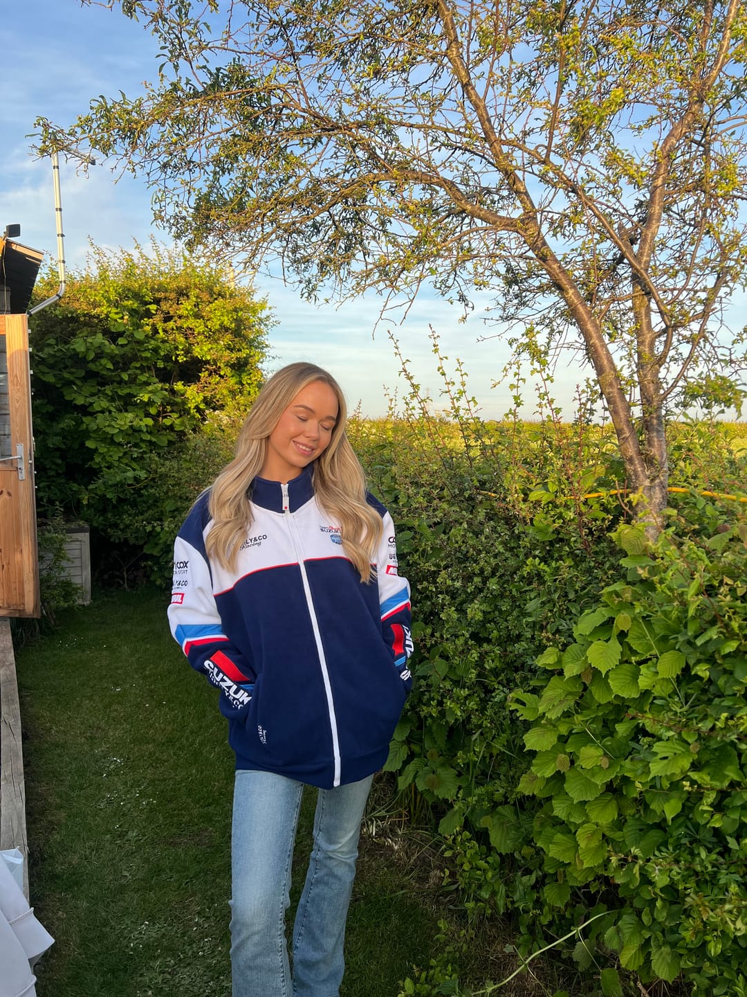 Customer photo review of Team Classic Suzuki Track Jacket