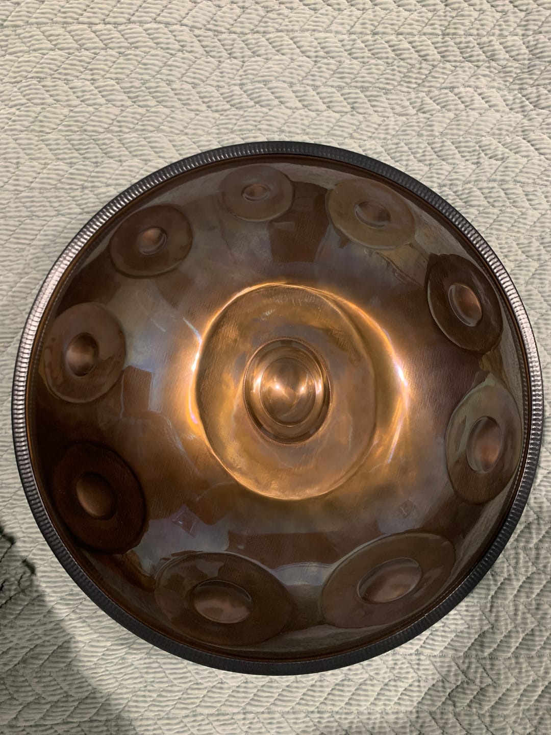 Customer photo review of Yula Handpan 10-Note D Kurd Premium 55cm