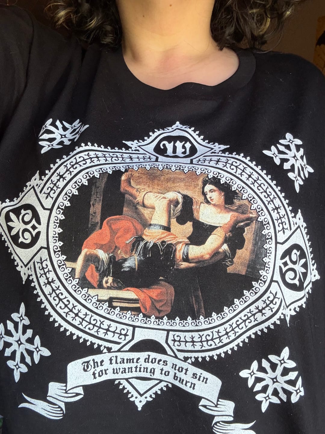Customer photo review of Seven Sins Crop Tees