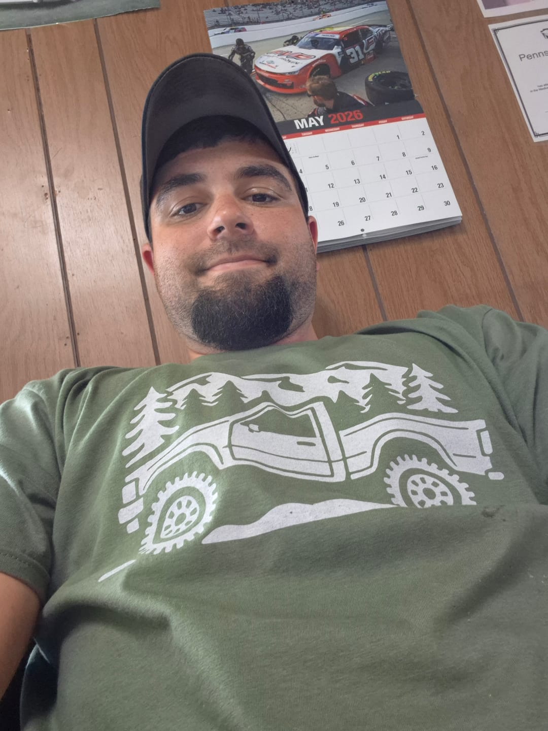 Customer photo review of Mid-80s Pickup and Mountains no Text T-Shirt