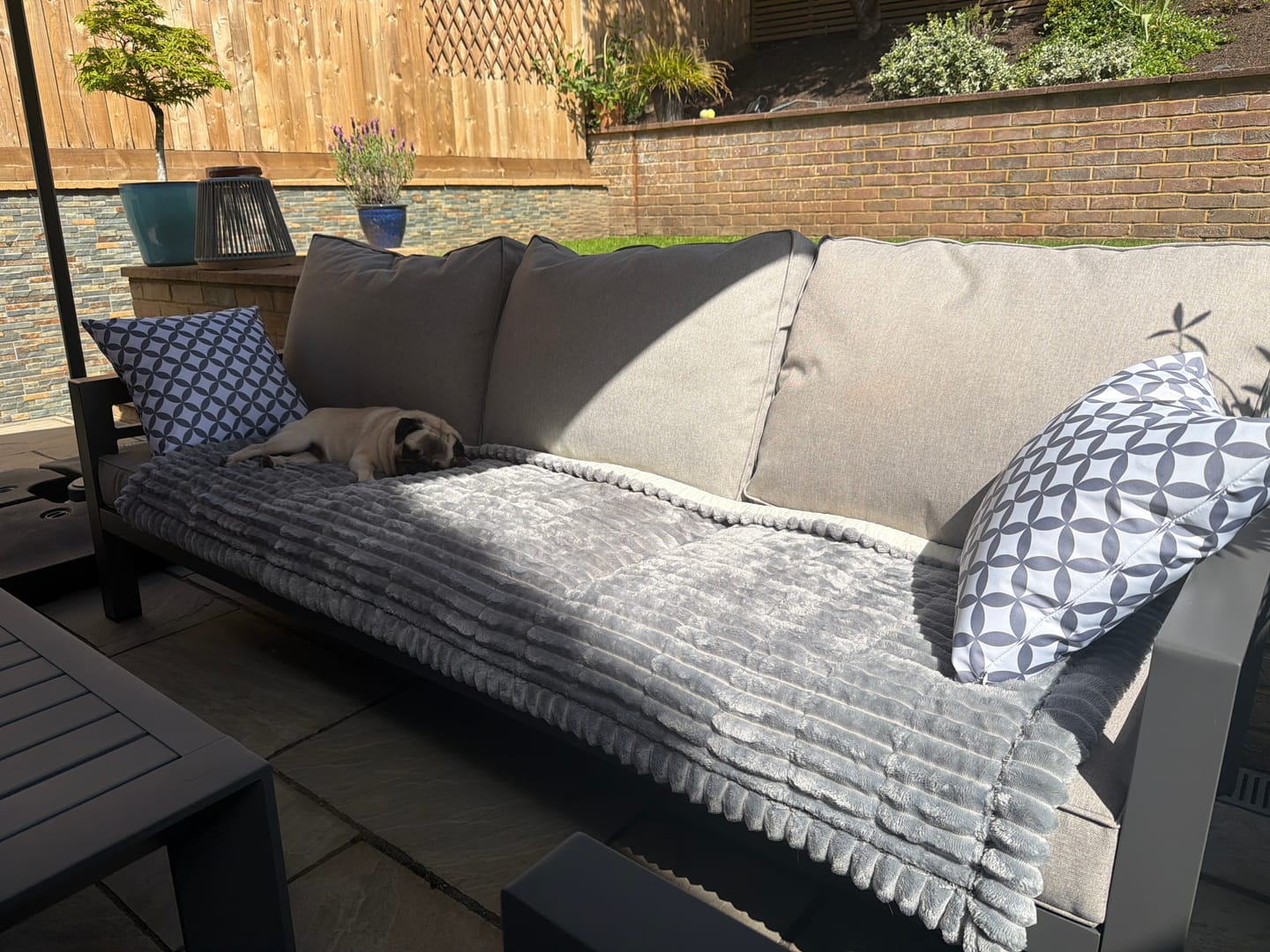 Customer photo review of Outdoor Garden Waterproof Cushion - Bahia