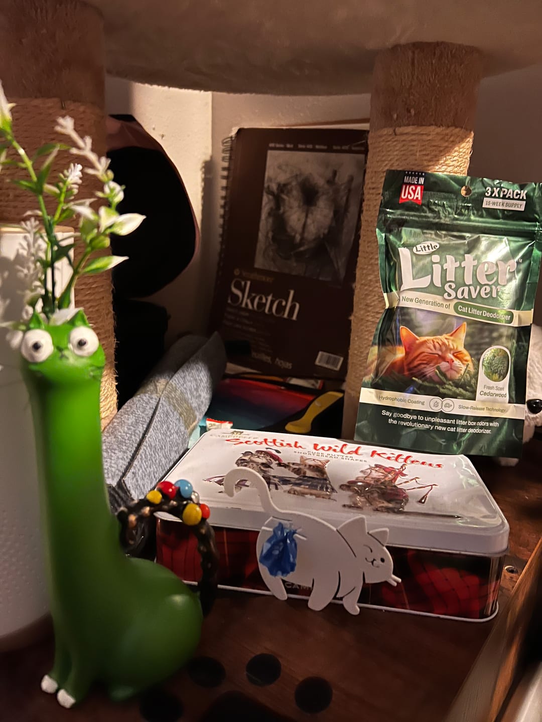 Customer photo review of Little Litter Saver | a New Kind of Area Deodorizer for Litter Box