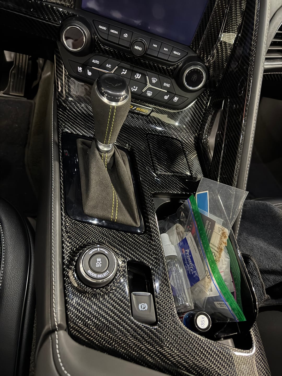 Customer photo review of [Customizable] C7 Corvette 2014-2019 Real Carbon Fiber Center Console Replacement