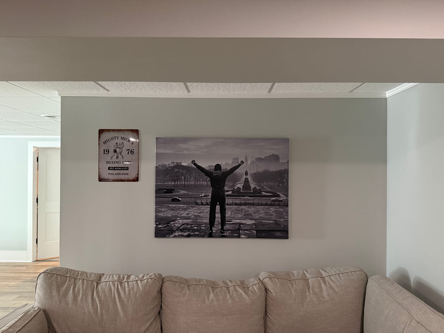 Customer photo review of Rocky Wall Art