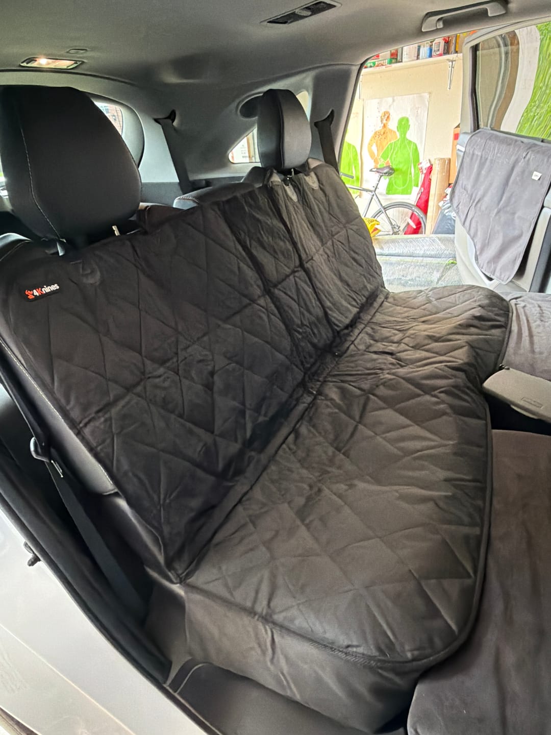 Customer photo review of Rear Seat Cover for Fold Down Seats - No Hammock - Regular