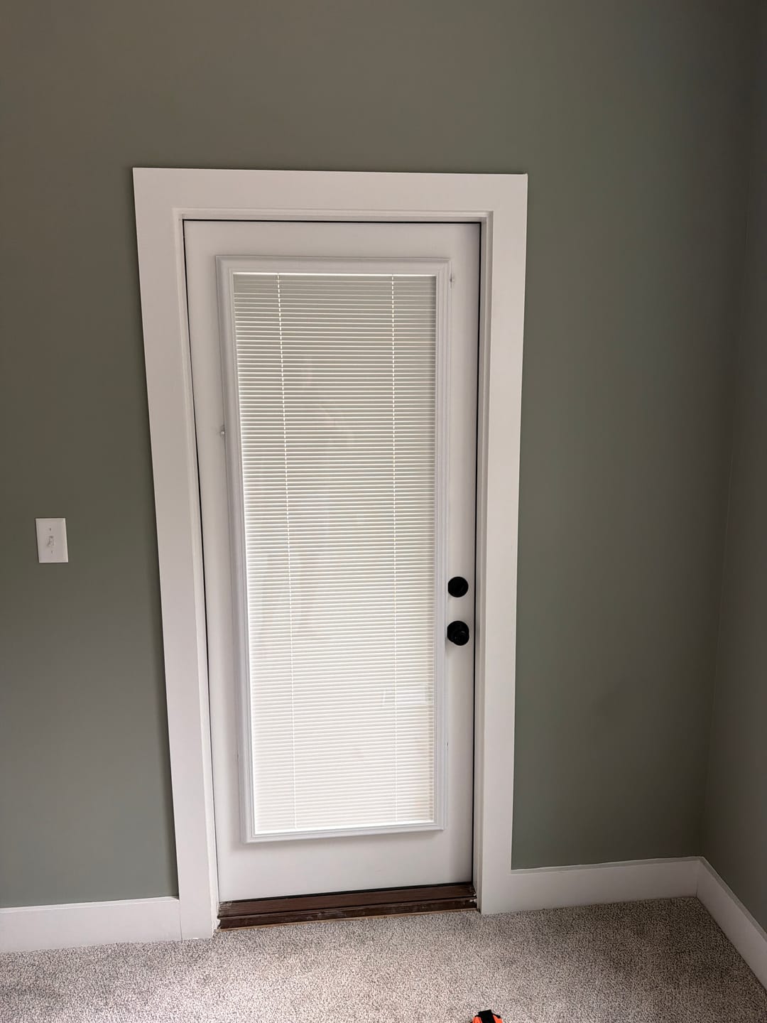 Customer photo review of Add On Blinds Kit (installs on top of existing door glass)