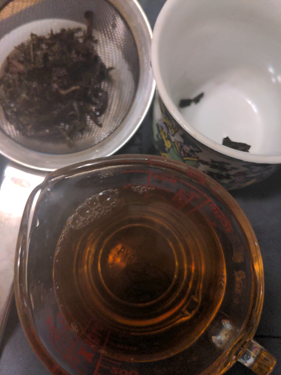 Customer photo review of Tie Guan Yin Iron Goddess Oolong Tea