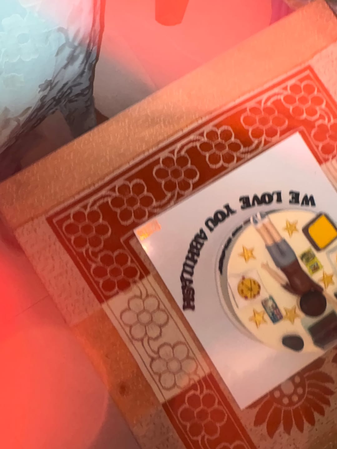 Customer photo review of Lazy Laptop Lover Custom Cake
