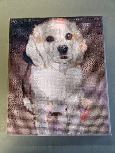 Customer photo review of Diamond Painting - Custom Photo