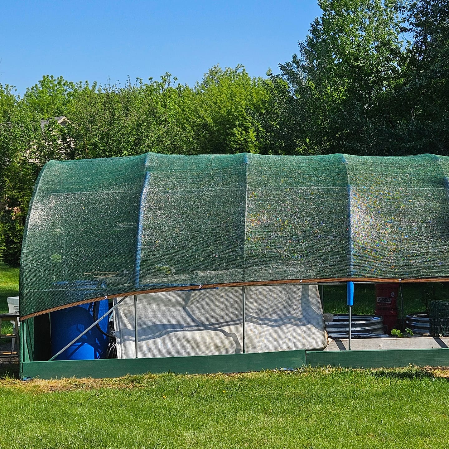 Customer photo review of 30% Shade Cloth
