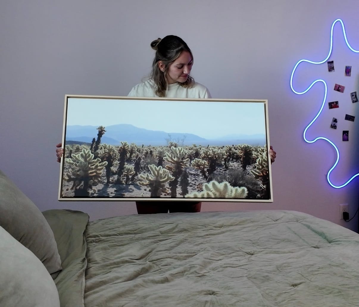 Customer photo review of Create Your Own Legendary Wall Art