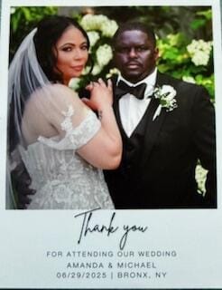 Customer photo review of Save The Date Magnets