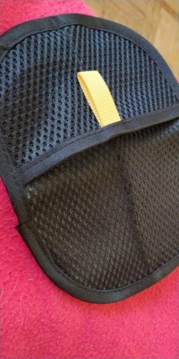 Customer photo review of Double-Sided Reusable Pet Hair Removal Gloves Static-Free Grooming Tools for Pets Efficient Carpet Fur Removal
