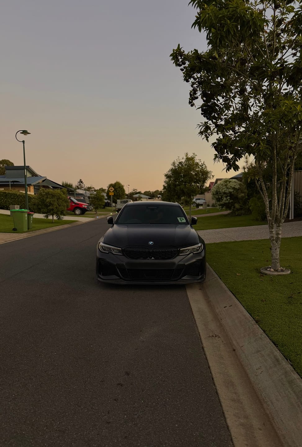 Customer photo review of Carbon Fibre Front Bumper Lip for BMW【G20/G21 M340 330/320 Pre-LCI M Sport】
