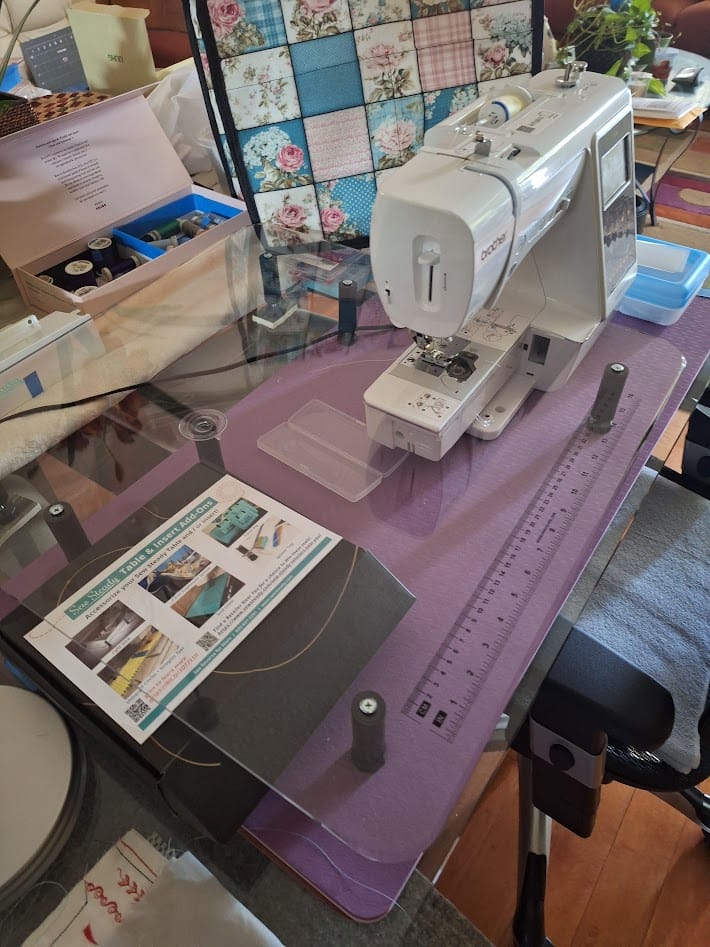 Customer photo review of Sew Steady Sewing Machine Extension Table