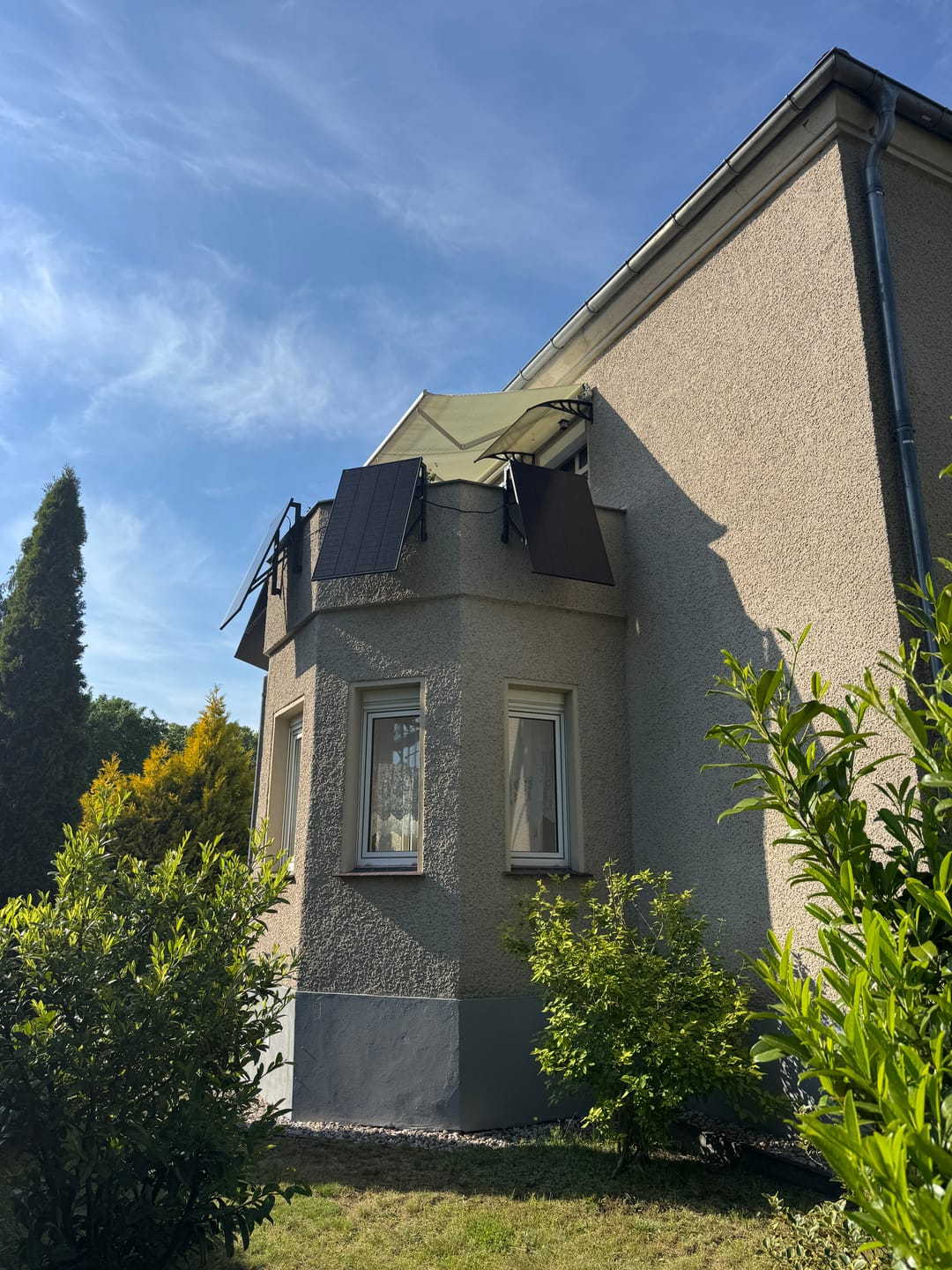 Customer photo review of Ray Solarmodul 200W Komplett Schwarz