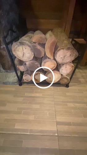 Customer video review of Rack Leñero Organizador Para Leña Con Estante Homilu