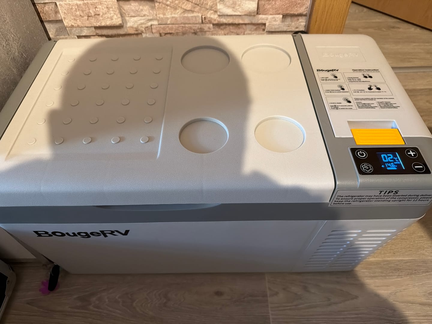 Customer photo review of BougeRV CRPRO 20L 12V Tragbarer Auto Kühlschrank Weiß