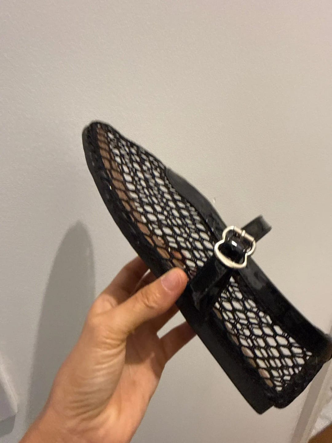 Customer photo review of Jessica Mesh Ballet Flats
