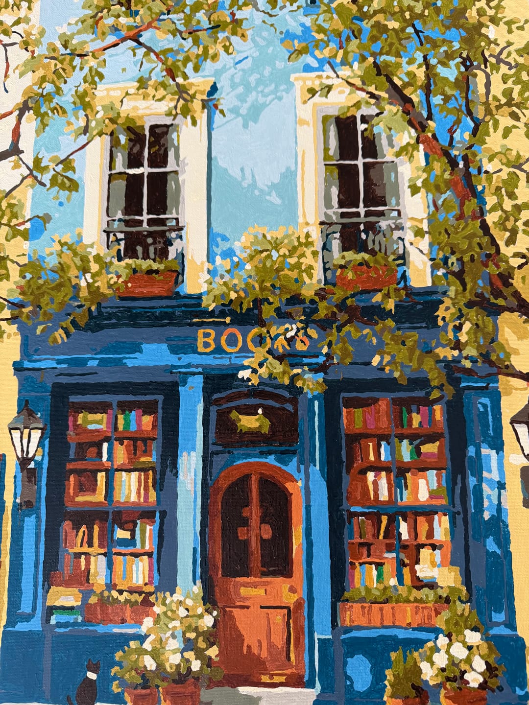 Customer photo review of Malen nach Zahlen - Die blaue Buchhandlung