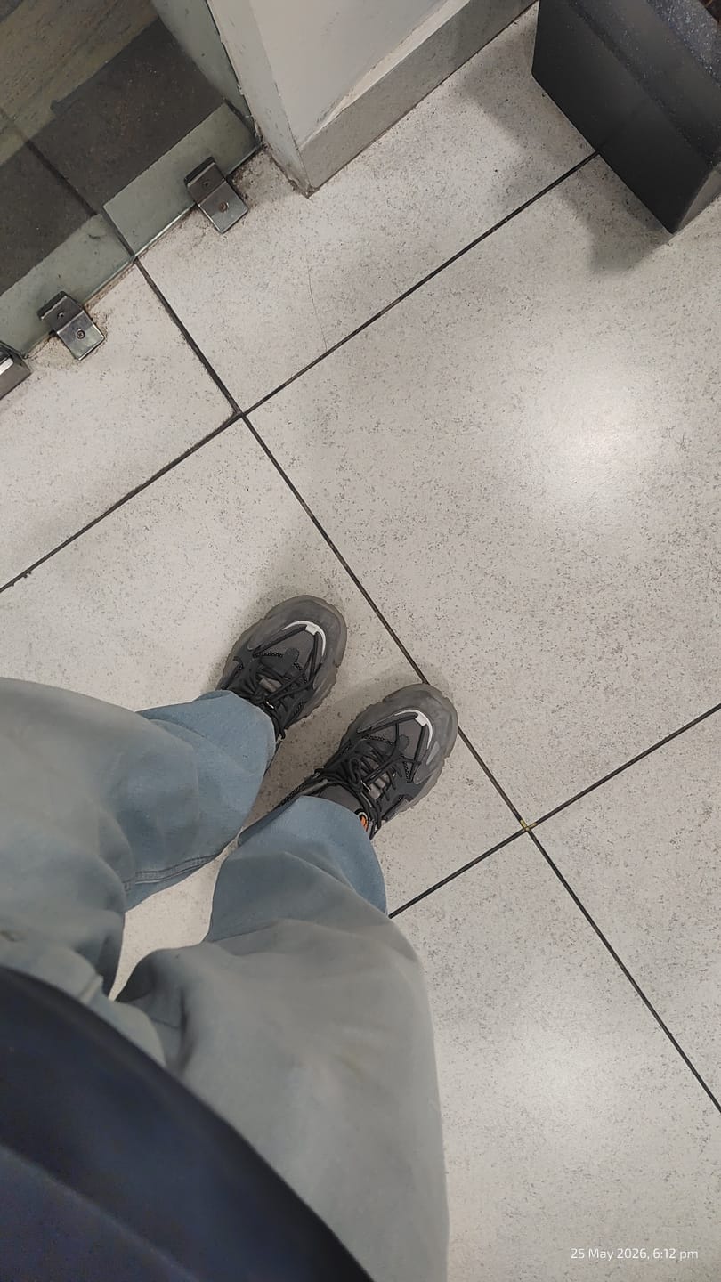 Customer photo review of Rocket Boost Grey High Heel Funky Designer Low Top Sneakers