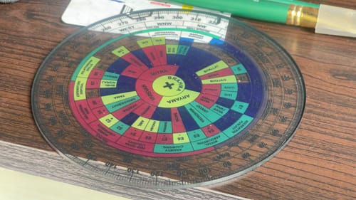 Customer photo review of English Shakti Chakra Acrylic Plate – Vastu Remedy for 32 Entrances & Zone Alignment | Ideal for Vastu Degree Placement Tool | 6/7/9/12 Inch Sizes