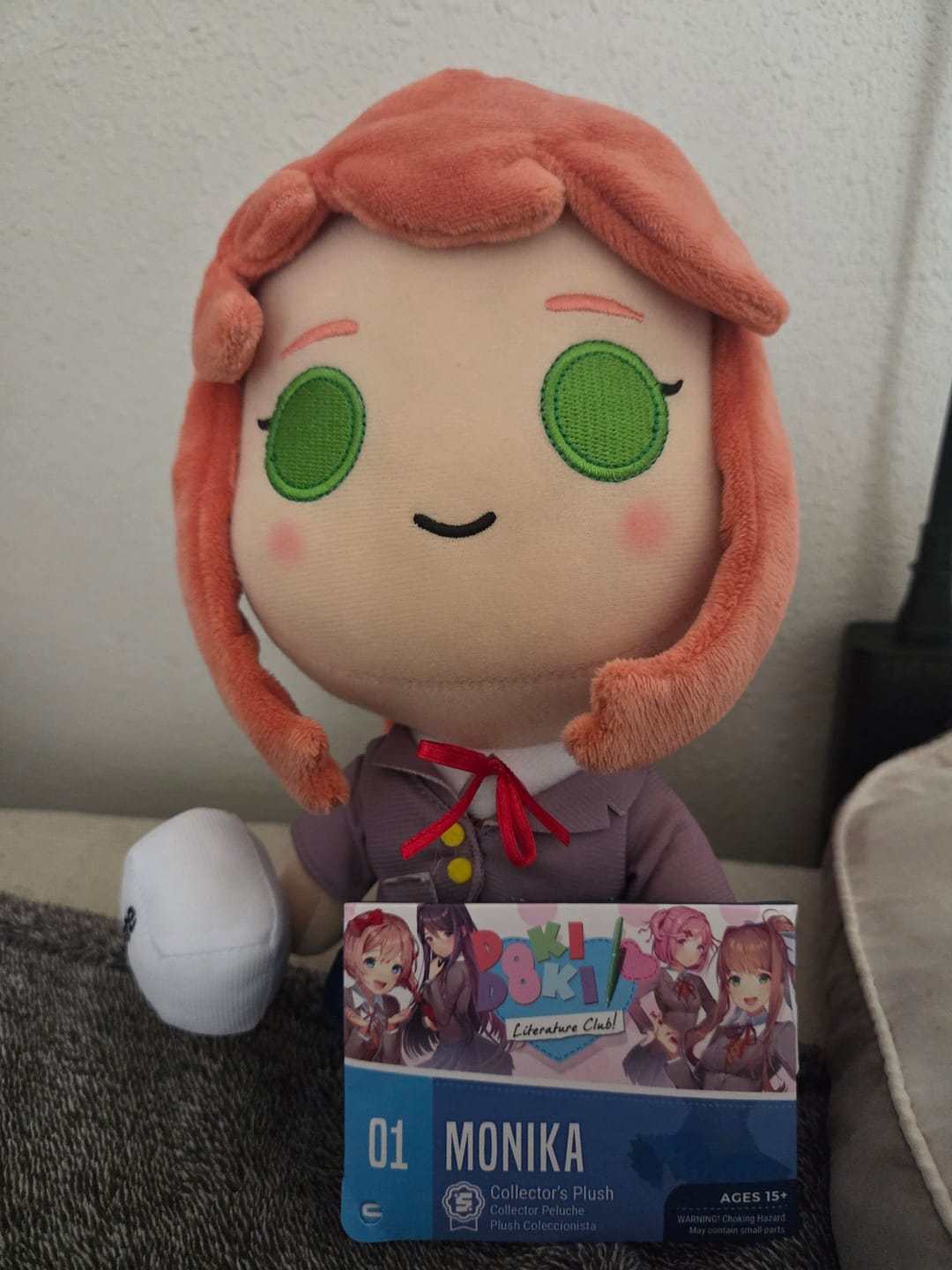 Customer photo review of Doki Doki Literature Club - Monika Collector's Plush