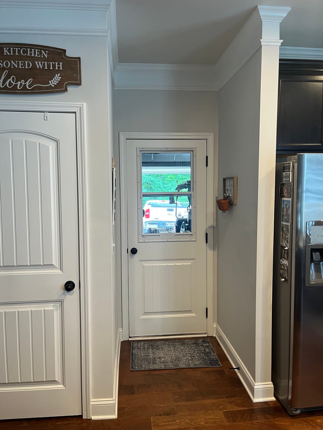 Customer photo review of Venting 1 Lite Glass and Frame Kit (Half Lite)