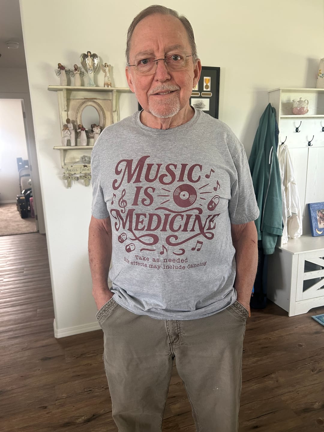 Customer photo review of Take as Needed T-Shirt