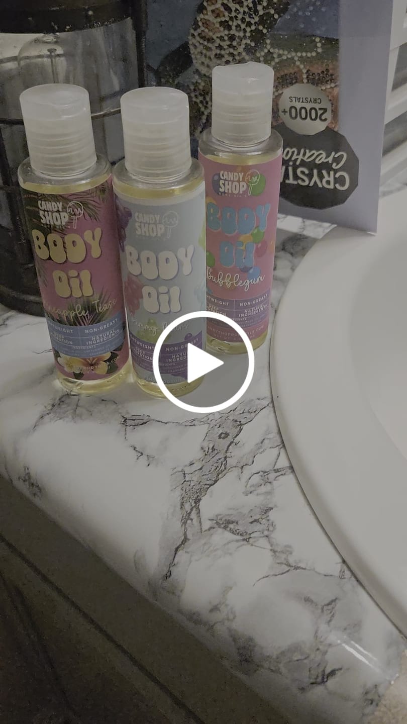Customer video review of Gummy Bears Body Oil