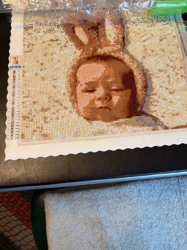 Customer photo review of Diamond Painting - Custom Photo
