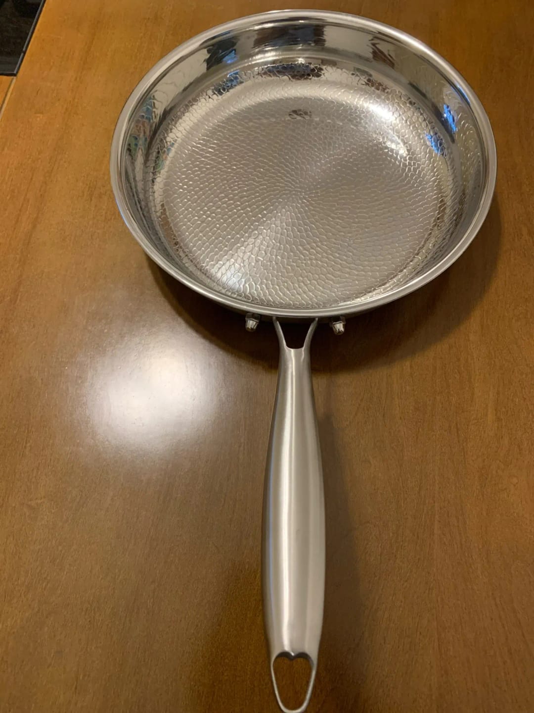 Customer photo review of Pure Titanium Pro Hammered Pan