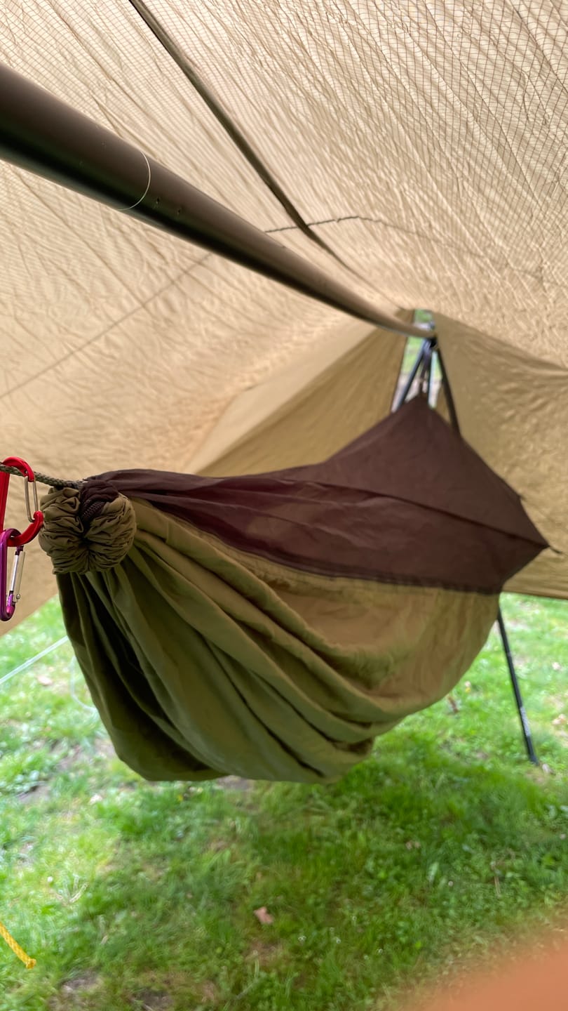 Customer photo review of Turtlebug Camper Hammock Stand