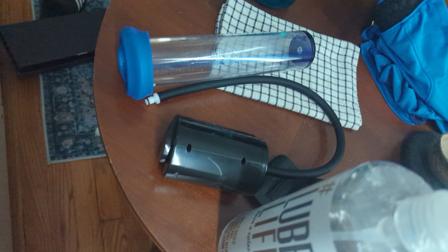 Customer photo review of Auto Pump Kit - Digital Penis Pump