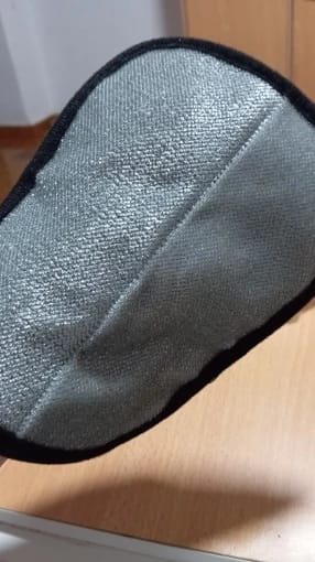Customer photo review of Double-Sided Reusable Pet Hair Removal Gloves Static-Free Grooming Tools for Pets Efficient Carpet Fur Removal
