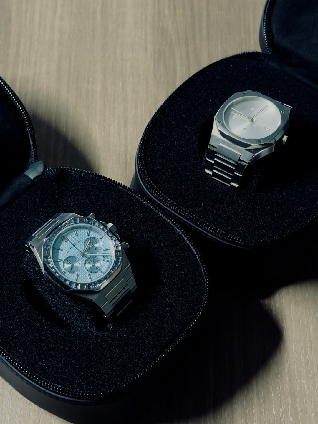 Customer photo review of Chronograph 001: Steel/Azure