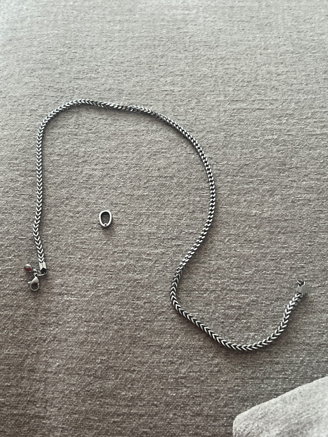 Customer photo review of Signature Jersey Number Pendant in Silver